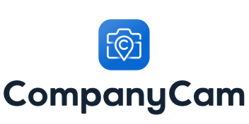 CompanyCam logo with blue icon